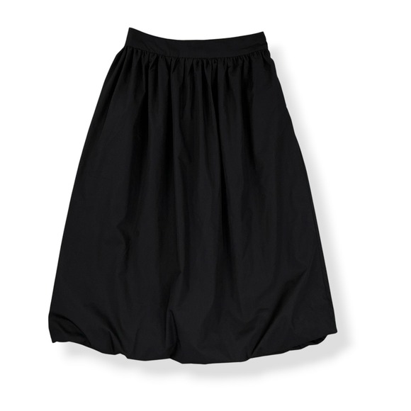 J Gee Dresses & Skirts - J Gee Skirt Women Medium (28x30) Black Cotton Blend Midi Bubble Hem NWT
